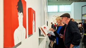 WCLR adults learning in art gallery