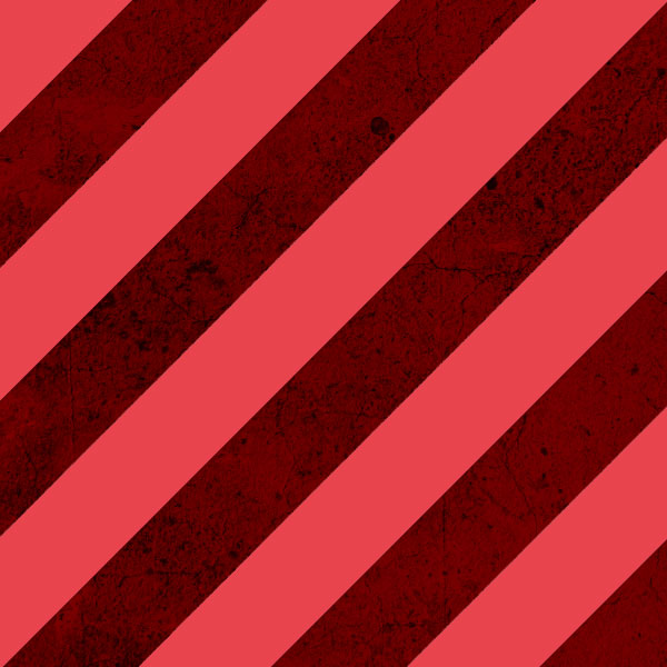 Dark grey diagonal lines on a textured red background