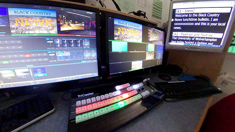 TV Studio, Media Facilities, Wolverhampton School of Art, University of Wolverhampton