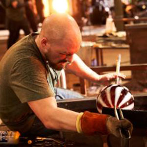 Elliot Walker MA Design and Applied Arts (Glass) graduate, Wolverhampton School of Art, University of Wolverhampton