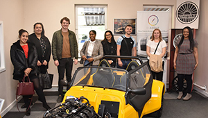 Mentors and mentees on a visit to Westfield 